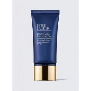 Alas Penyamaran Penutup Maksimum Double Wear untuk SPF 15 Muka dan Badan